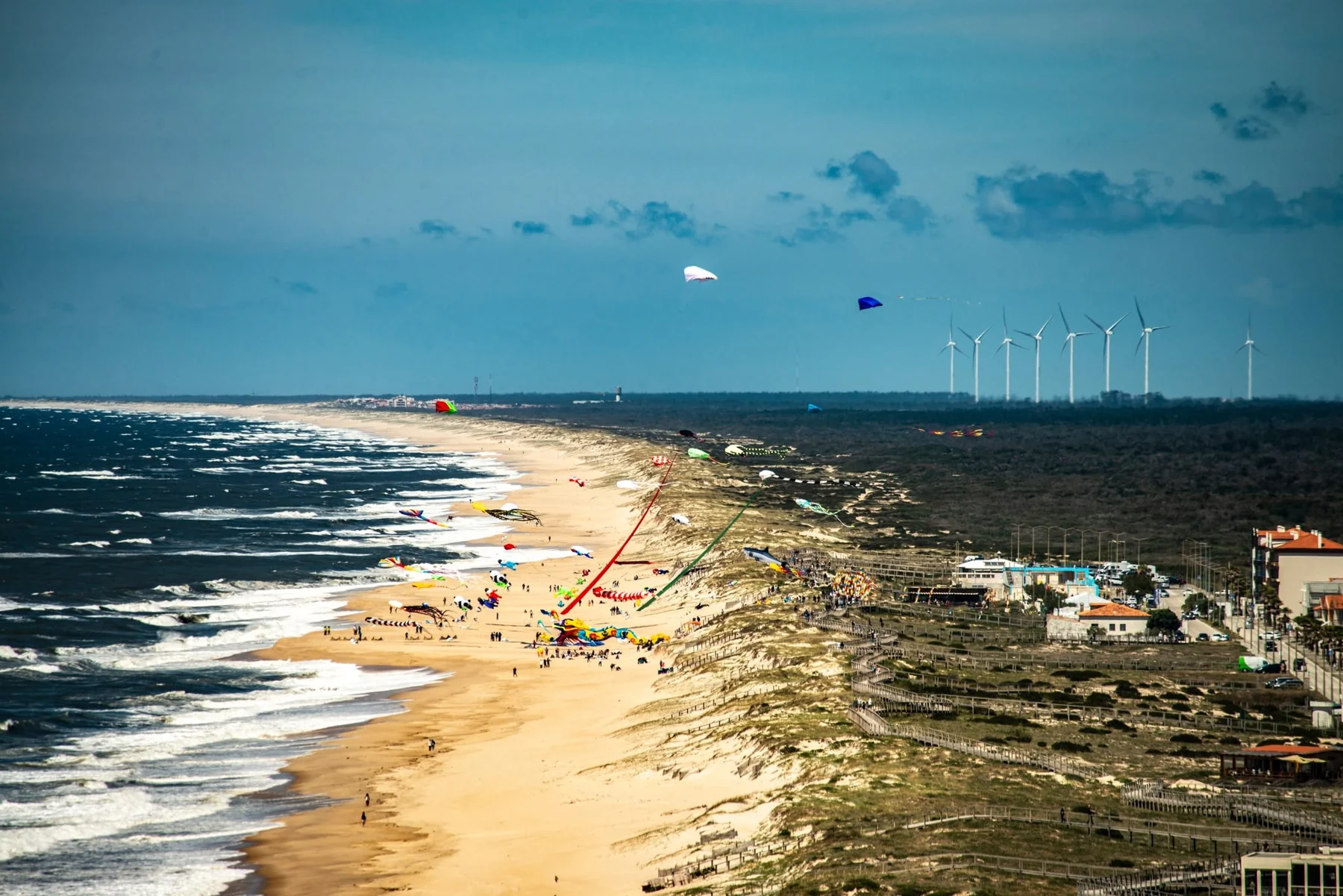 Praia de Quiaios em dia de festival